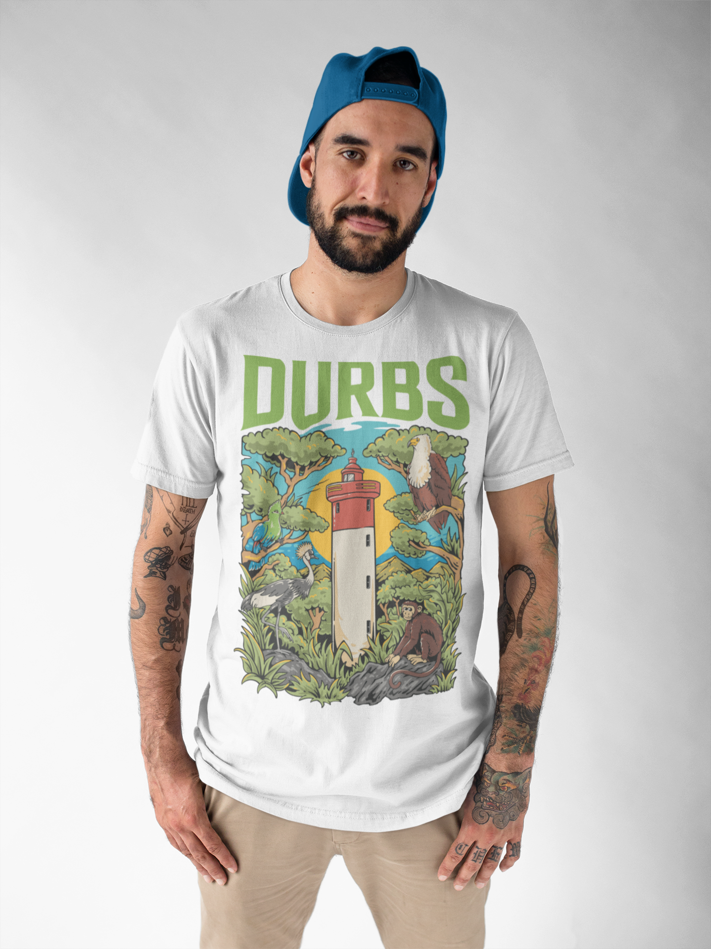 "Durbs" Tee: Tropical Chill Vibes