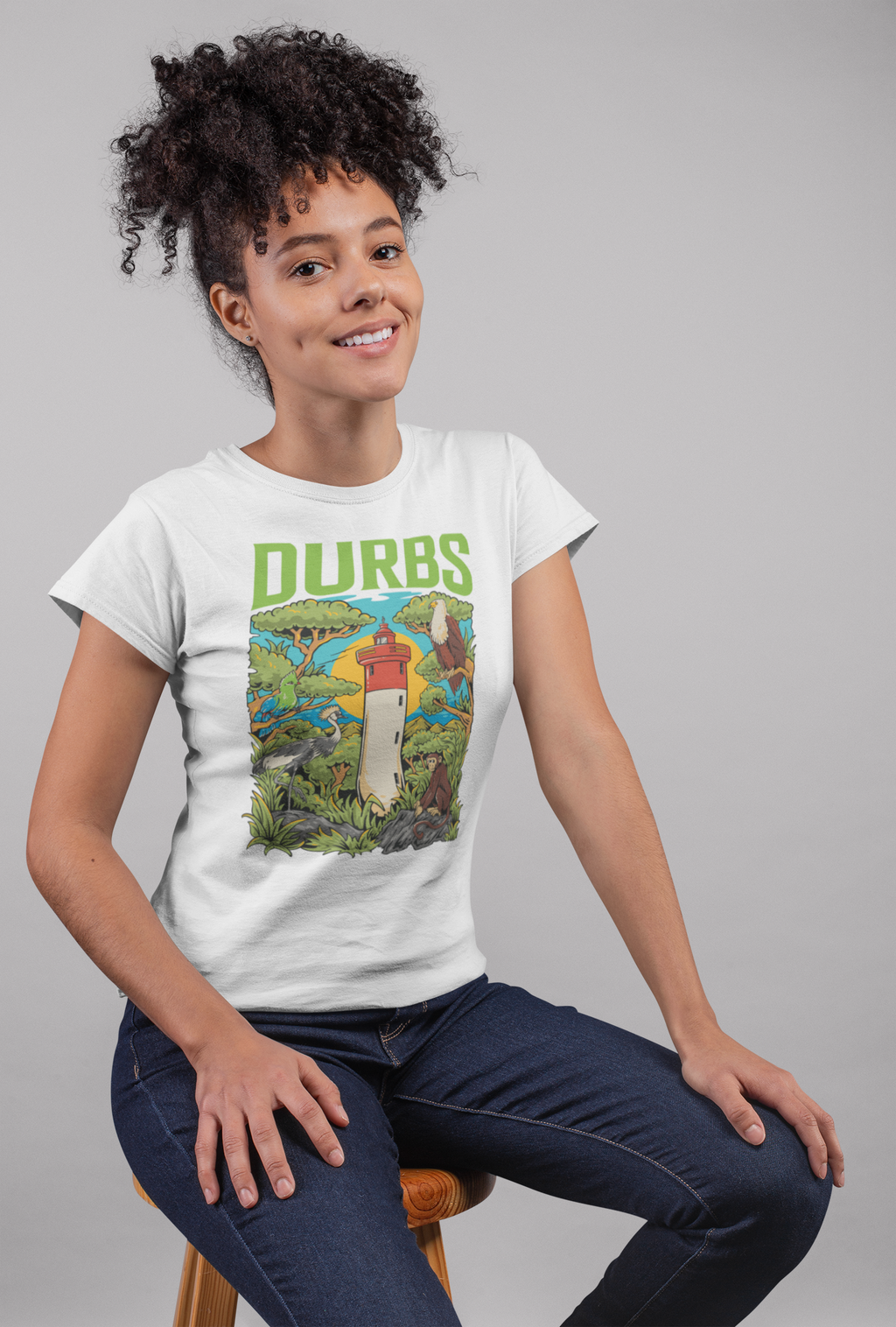 "Durbs" Tee: Tropical Chill Vibes